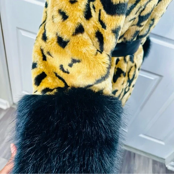 Fashion Nova Dakota Leopard Fur Maxi Coat - Leopard - Picture 5 of 16